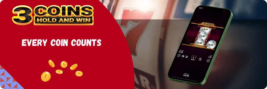 3 Coins slot coin accumulation payouts