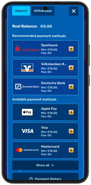 3 Coins slot deposit payment method