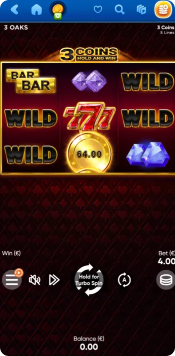 3 Coins slot gameplay screenshot 1 v2
